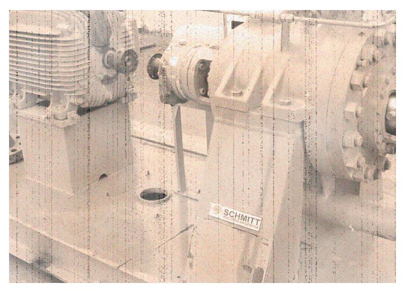 Detalle de bomba centrífuga clásica