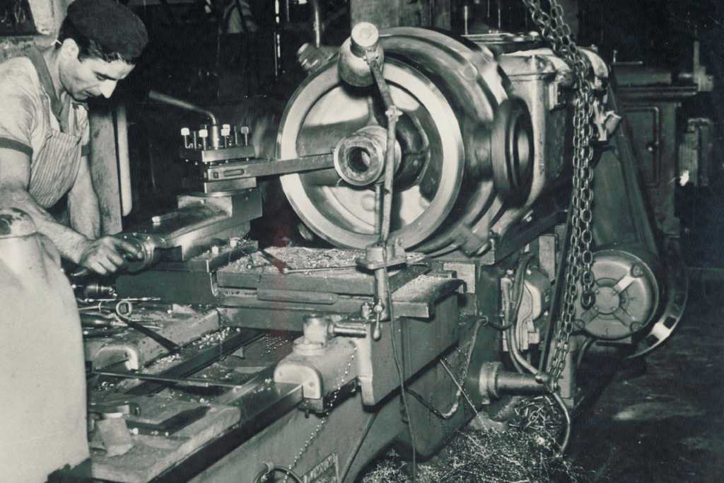 Área de fabricación en los años 80